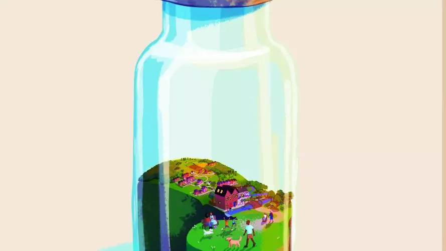 Illustration of a vial